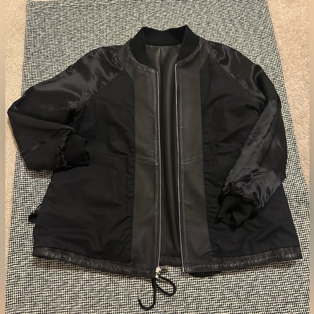 COS A-Line leather Jacket - Picture 6 of 12